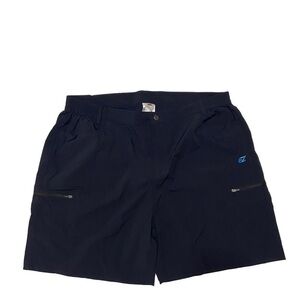 Men's Nylon Shorts Size‎ 2XL EZRUN  Blue Lightweight Athletic Shorts Zip Pockets